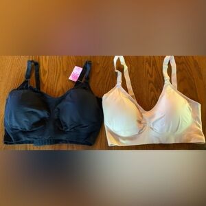 ILoveSia Nursing Bras Bundle Postpartum Maternity Nude Black Size XL